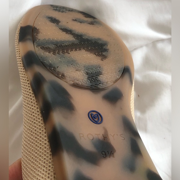 Rothy’s The Flat in Neutral White Sz 9.5 - Picture 4 of 7